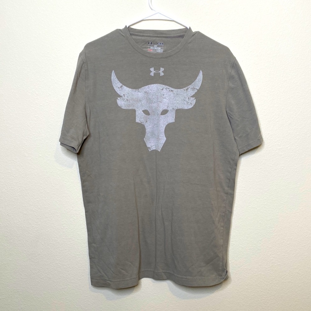 Under Armour Heat gear cotton T-Shirt. Size M. Gray.